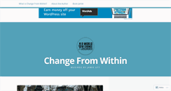 Desktop Screenshot of changefromwithin.org